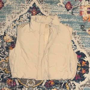 Altar’d Atate Beige Puffer Vest